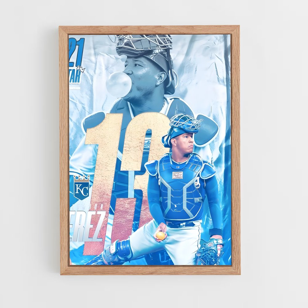 Poster Le Gardien du Terrain – affiche Baseball (vue 4)